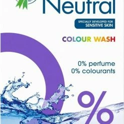 Merkloos Neutral Waspoeder Kleur Parfumvrij 72 Wasbeurten Voordeelverpakking