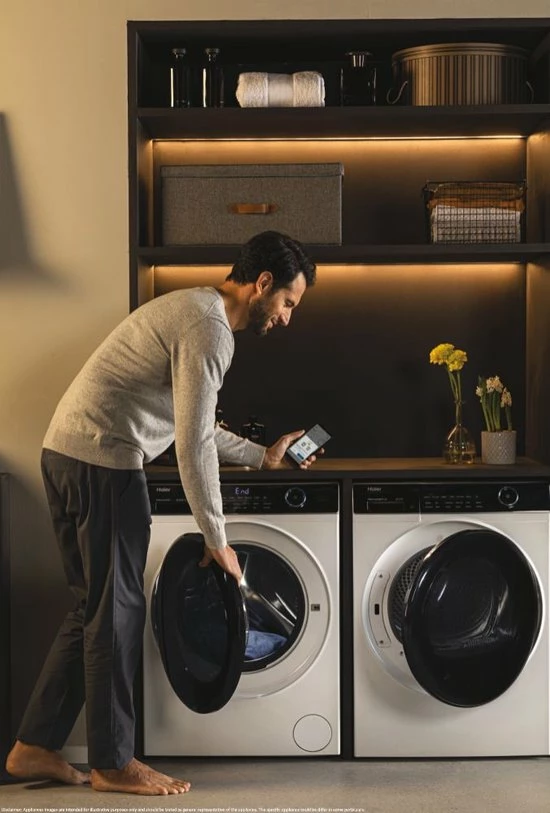 Haier HD90-A3959 - I-Pro Series 5 - Wasdroger 14 Haier HD90-A3959 - I-Pro Series 5 - Wasdroger - Afbeelding 12