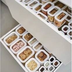 Mepal – Bewaardoos Modula 425 Ml – Wit –– Voorraaddoos - Bewaardoos Met Deksel – Luchtdicht – Transparant - Stapelbaar -BISSELL-Winkel 550x821 1