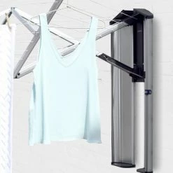 Brabantia WallFix Wanddroger - Met Opberg-/Beschermbox - 24 M - Metallic Grey -BISSELL-Winkel 550x825 24