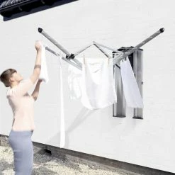 Brabantia WallFix Wanddroger - Met Opberg-/Beschermbox - 24 M - Metallic Grey -BISSELL-Winkel 550x825 28