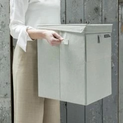 Brabantia Wasmand Met Deksel - Stapelbaar - 35 L - Green -BISSELL-Winkel 550x825 39