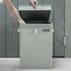 Brabantia Wasmand Met Deksel - Stapelbaar - 35 L - Green -BISSELL-Winkel 550x825 40